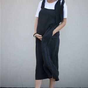 Hatch Black Maternity Dress